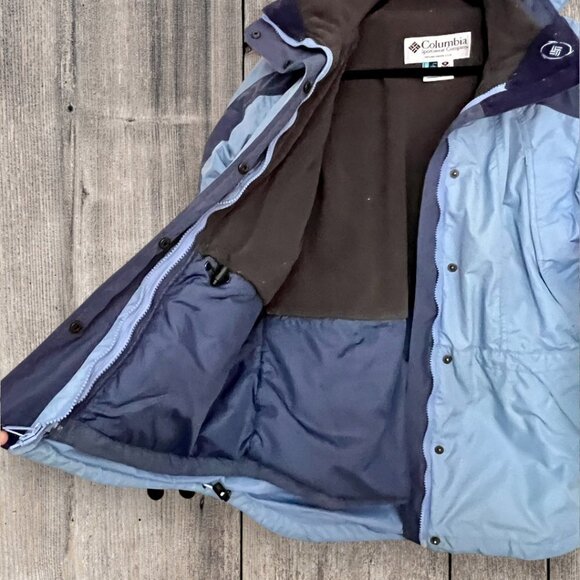 COLUMBIA Bugaboo 3-IN-1 Fleece Interchange Hooded Ski Snowboard Jacket Coat M - Picture 4 of 15